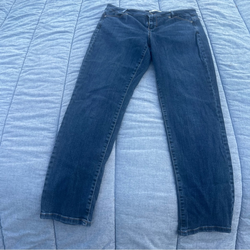 J. Jill Denim Weekender Straight Leg Blue Jeans
Size 10 Petite